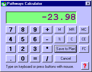 Pop-up Calculator
